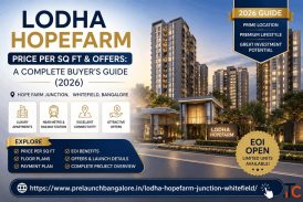 Is Lodha Hopefarm Apartments Near Whitefield Railway Station
