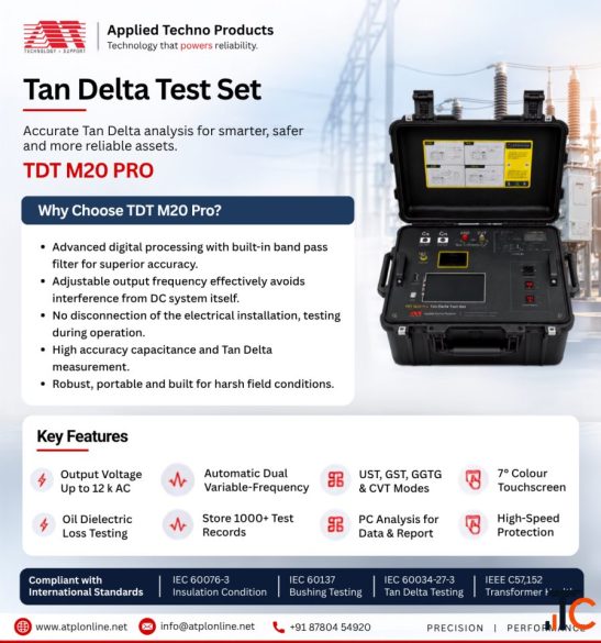 Capacitance and Dissipation Factor Tan-Delta Test Set - ATPL Online
