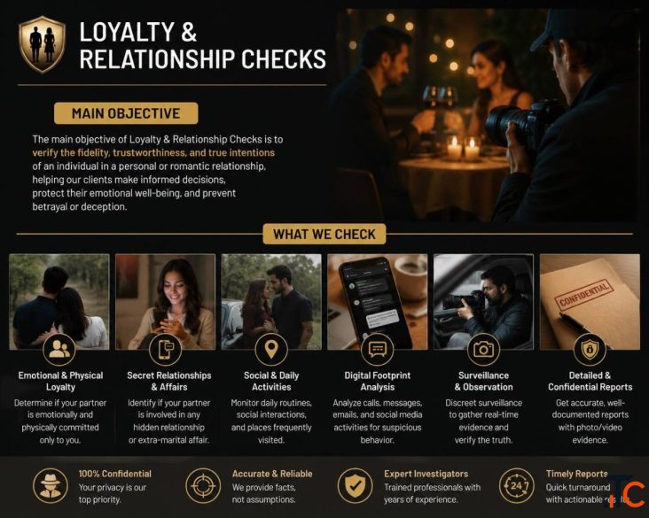 Loyalty Relationship Checks Professional Relationship Investigation Services Debituradetectiveagency
