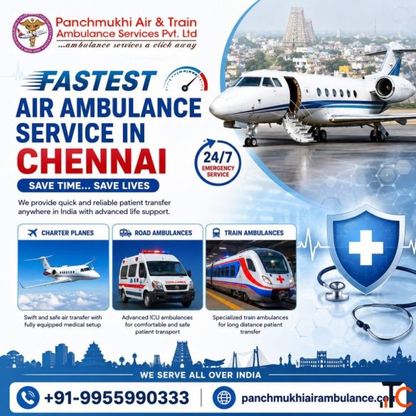 Get Fast Medical Transportation across the Country with Panchmukhi Air Ambulance in Chennai