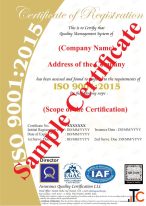 ISO 9001 Certification for Quality Management System AQC World