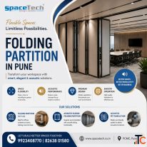 Folding Partition in Pune - SpaceTech Interior Systems Pvt. Ltd.