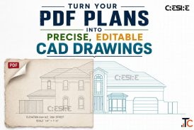 Turn Your PDF Plans into Precise Editable CAD Drawings
