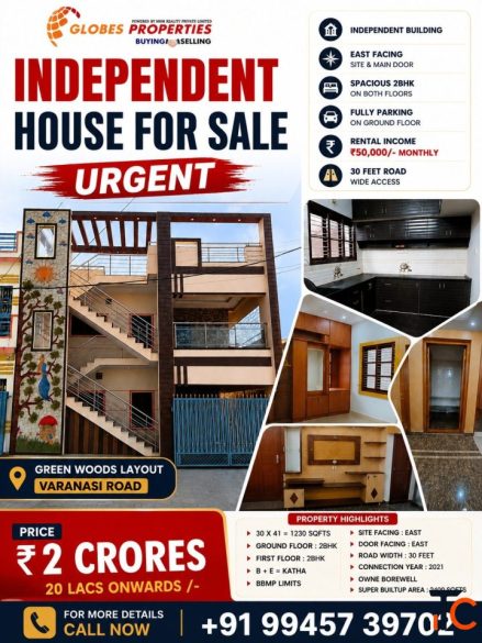 Ready-to-Move Luxury Independent House on Varanasi Road