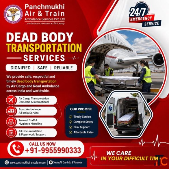 Panchmukhi Corpse Transportation in Ahmedabad- 24X7 Dead Body Transport Support