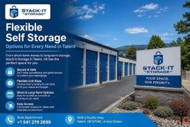 Self Storage Unit in Talent Oregon Stack It Storage