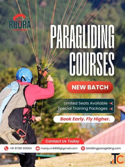 Bir Paragliding Cost Paragliding Price In India