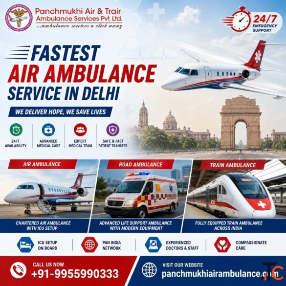 Get Compassionate Medical Transport Services at Panchmukhi Air Ambulance in Delhi