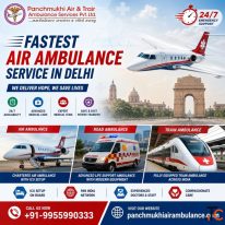 Get Compassionate Medical Transport Services at Panchmukhi Air Ambulance in Delhi