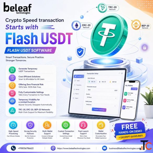 Crypto Speed transration Starts with Flash USDT