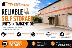 Reliable Self Storage facility in Tangent for Easy Storage