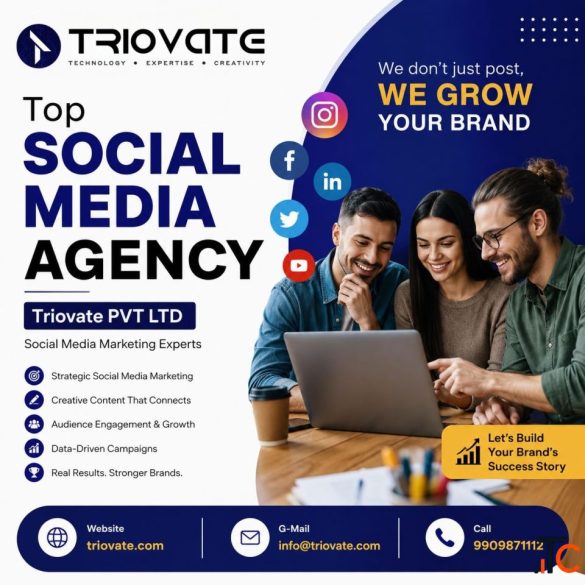 Top Social Media Agency - Triovate PVT LTD Social Media Marketing Experts