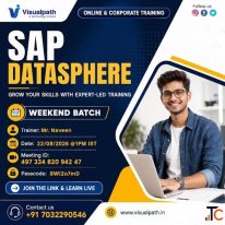 Enroll in SAP Datasphere Weekend Batch - Aug 22 2026
