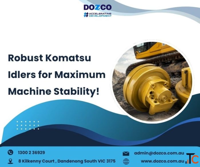Maximize Machine Stability with Reliable Komatsu Idlers