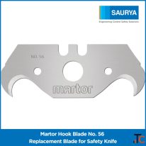 Martor Hook Blade No. 56 - German-Engineered Industrial Hook Blade Saurya Safety