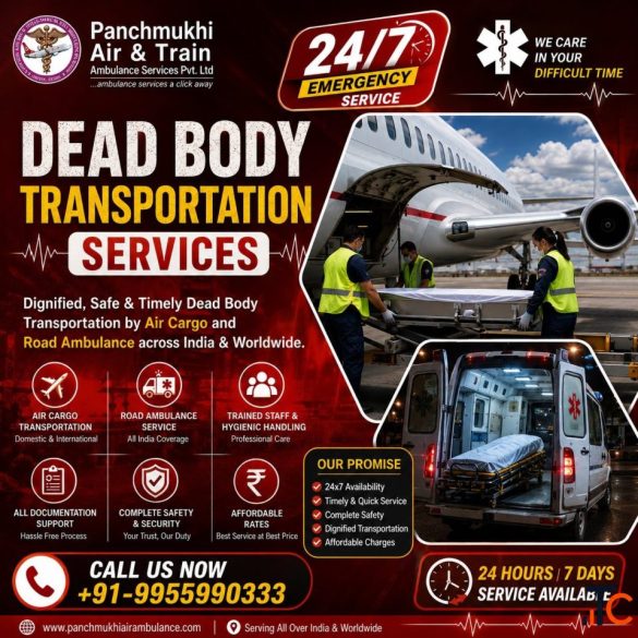Panchmukhi Dead Body Transfer in Patna by Air Cargo- Dignified Transport across Cities