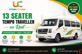 Book 13 Seater Tempo Traveller on Rent at Best Price