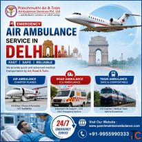 Panchmukhi Air Ambulance in Delhi Has a History of Providing Genuine Patient Service