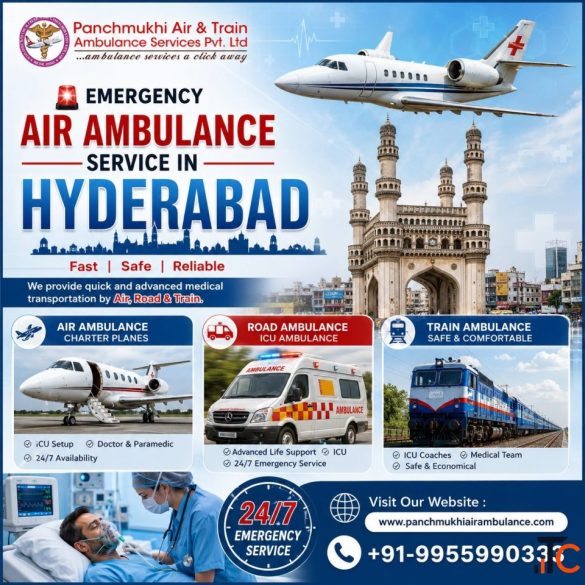 Panchmukhi Air Ambulance in Hyderabad Provides Authentic Service throughout the Country