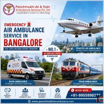 Panchmukhi Air Ambulance in Bangalore Is Designed To Save Patients during Emergencies