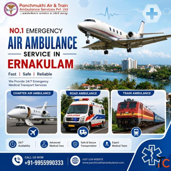 Panchmukhi Air Ambulance in Ernakulam Is Responsible For Your Safe Relocation