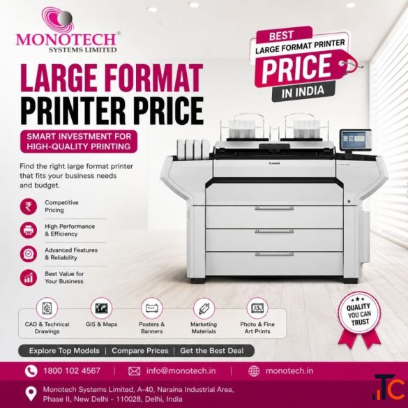 Large Format Printer Price in India What to Expect Monotech