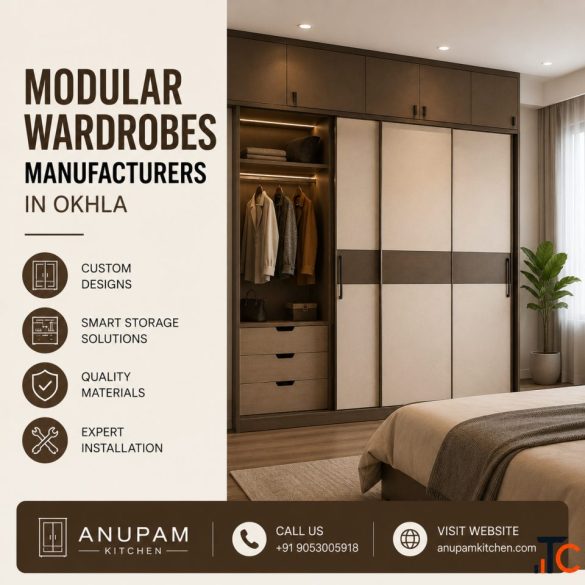 Modular Wardrobe Manufacturers in Okhla Anupam Kitchen