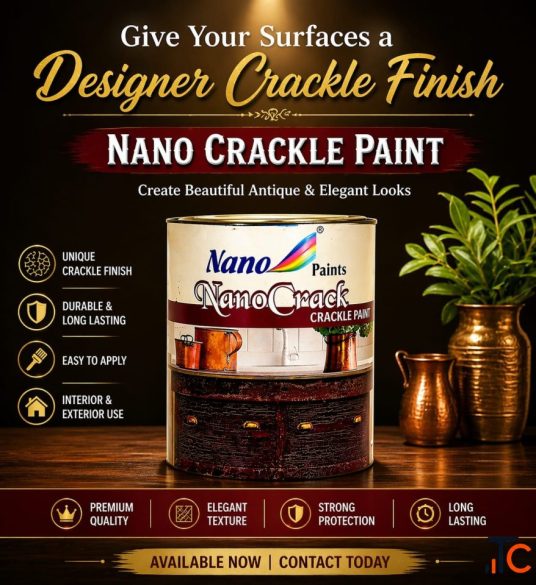 Crackle Paint Manufacturer in India Nano Polycoat