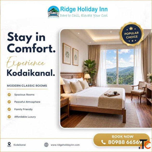 Stay in Comfort at Ridge Holiday Inn Kodaikanal