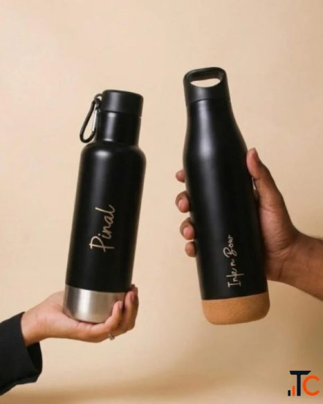 Buy Your Personalized Vacuum Cork Bottle - 500 ml at Ink N Bow