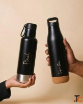 Buy Your Personalized Vacuum Cork Bottle - 500 ml at Ink N Bow