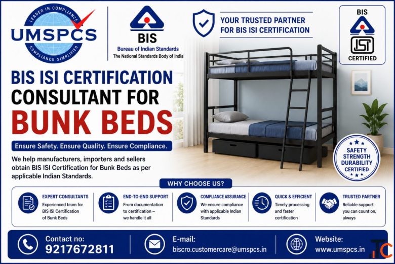BIS ISI Certification Consultant for Bunk Beds