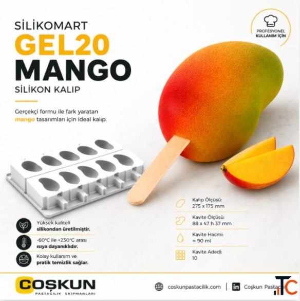 Silikomart GEL20 Mango Silikon Kalıp