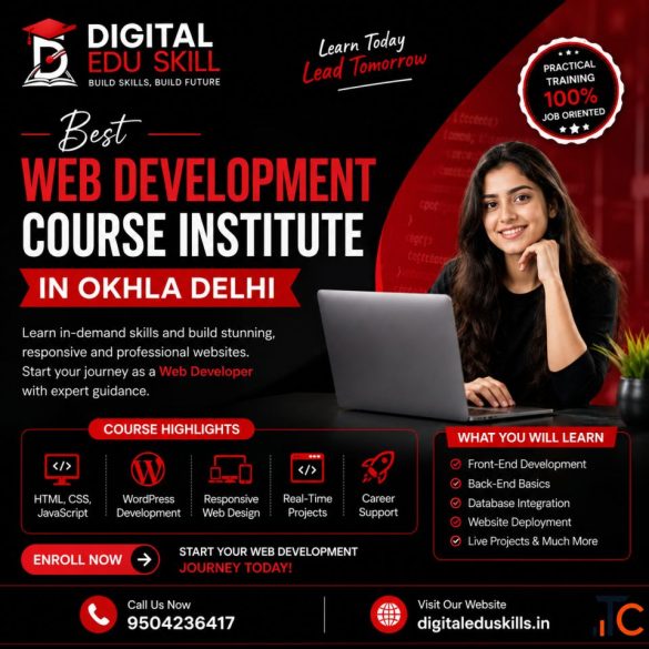 Top Web Development Institute in Okhla Delhi for Career Growth
