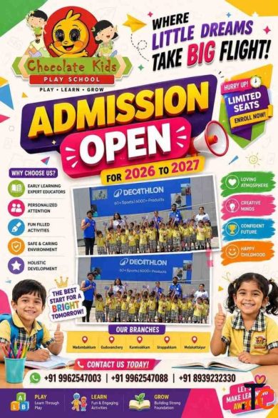 Are You looking for best Preschool in Urapakkam