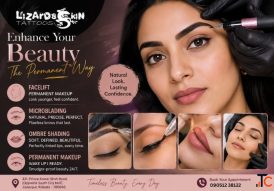Permanent Makeup in Kolkata Lizard's Skin Tattoos