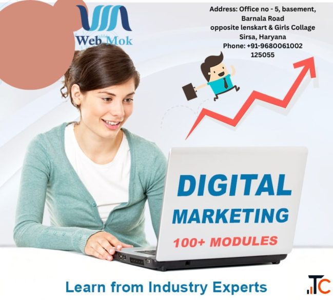 Digital marketing institute in Sirsa With top Class Internship