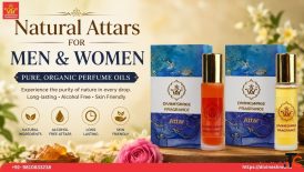Natural Attars for Men Women - Pure Organic Perfume Oils