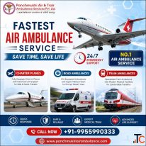 Safety Can Be Assured with Panchmukhi Air Ambulance in Delhi