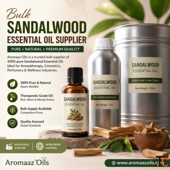 Bulk Sandalwood Essential Oil Supplier Aromaaz Oils