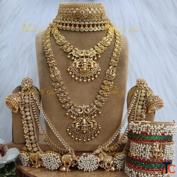 Regal Wedding Bridal Jewellery Set Sparkle and Glow