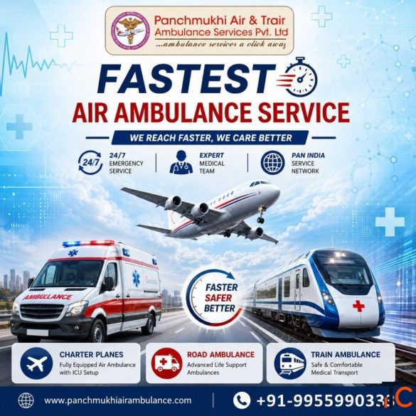 Panchmukhi Air Ambulance in Guwahati is Available to Serve You during Medical Emergencies