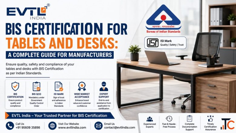 BIS Certification for Tables and Desks A Complete Guide for Manufacturers