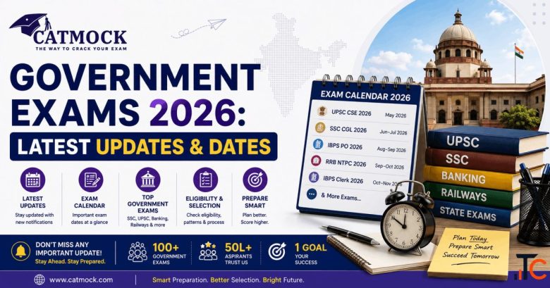 Government Exams 2026 Latest Updates Dates