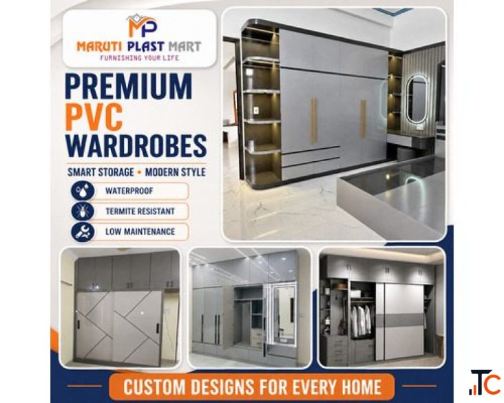 Custom PVC Wardrobes in Ahmedabad Maruti Plast