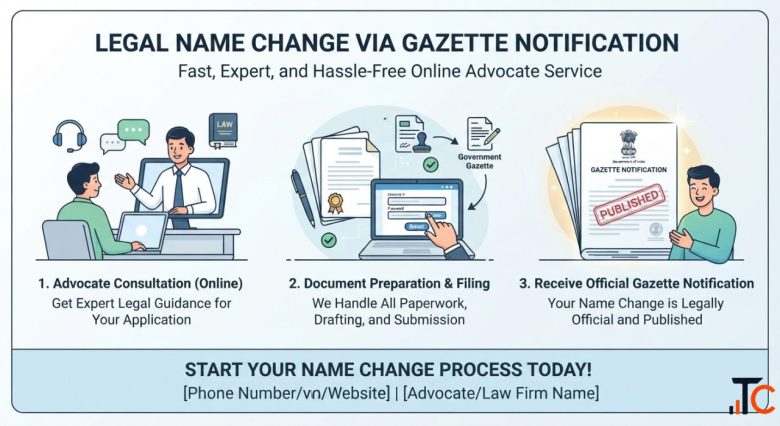 Expert Advocate Legal Advice Fast Hassle-Free Gazette Notification for Name Change