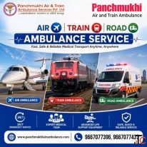Panchmukhi Hi Tech Train Ambulance from Delhi - Secure Rail Evacuation
