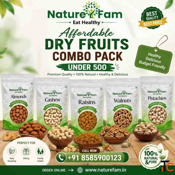 Affordable Dry Fruits Combo Pack Under 500 Naturefam