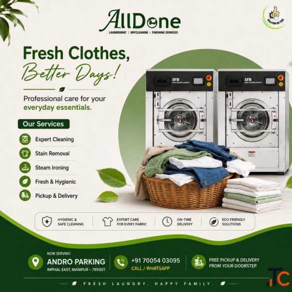 Best Laundry Service in Andro Parking Imphal - Professional Laundry Dry Cleaning