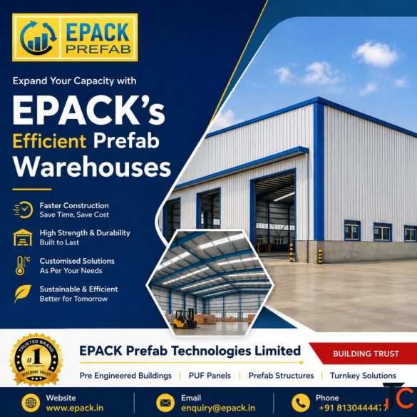 Prefabricated Warehouse Building Solutions in India EPACK Prefab